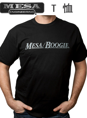 MESA T恤短袖男女款圆领宽松休闲上衣黑色logo夏装修身宽松夏季
