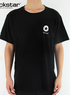 Blackstar黑星T恤短袖男女款圆领宽松休闲上衣黑色夏装修身宽松