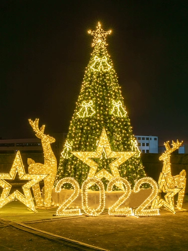 Дорожный рождественский декор для отеля, 3м, 5м