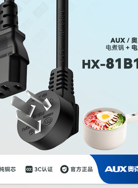 AUX/奥克斯电煮锅充电线电源线