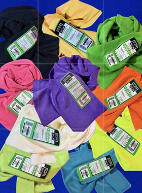 YHAY2025秋冬新款彩色字母徽章撞色拼接百搭寒保暖围脖围巾JYF143