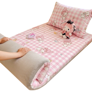 无印良品三丽鸥床褥子套纯棉垫被套190学生宿舍90x200cm全棉1.5米