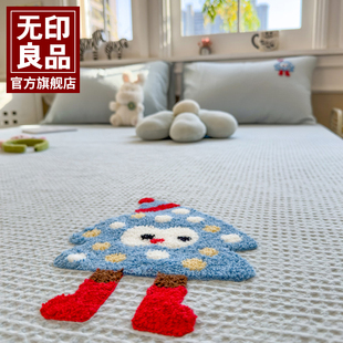 四季 无印良品纯棉床笠单件床笠罩全棉2025新款 通用床单防滑保护罩
