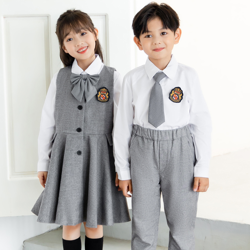 幼儿园园服秋季小学生班服英伦风儿童校服套装学院风运动服春秋款