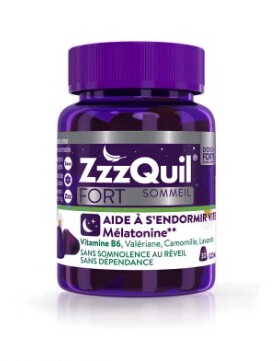 法国直邮ZzzQuil Sommeil褪黑素助眠软糖30粒