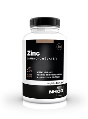 法国NHCO氨基螯合锌胶囊84粒/瓶