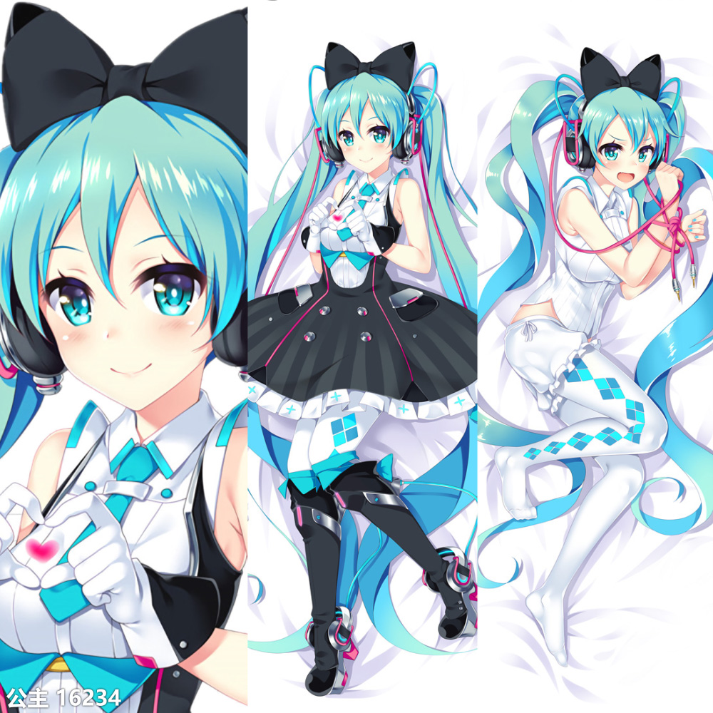 初音等身抱枕 MIKU魔法未来原创同人二次元周边长条靠枕 初音社