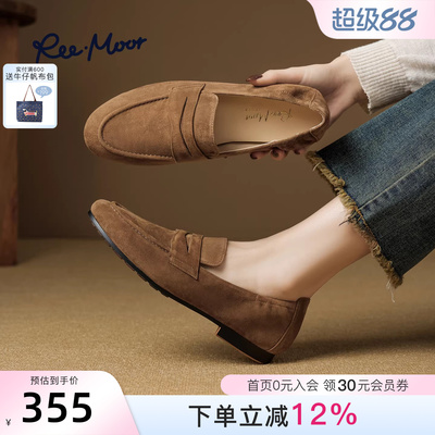 REEMOOR英伦风小皮鞋乐福鞋
