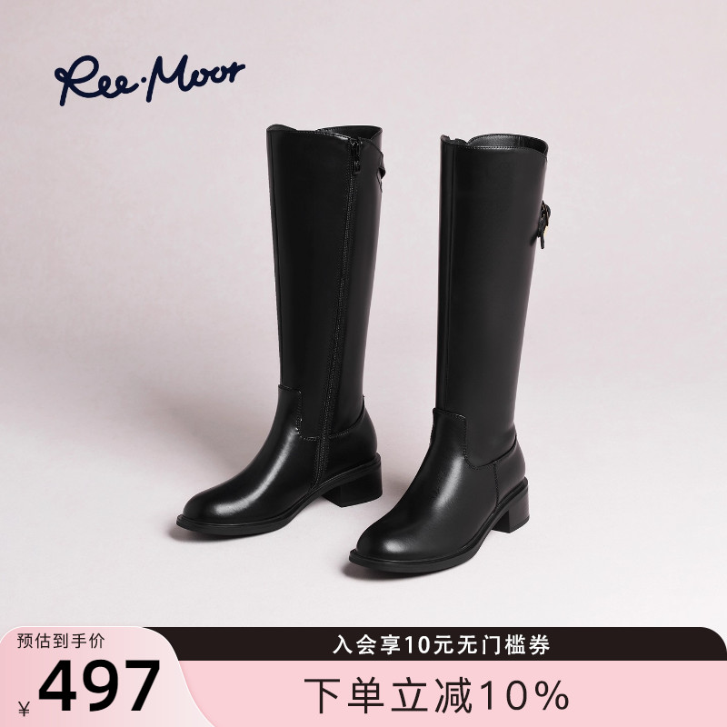 REEMOOR睿慕2025冬季新款骑士靴