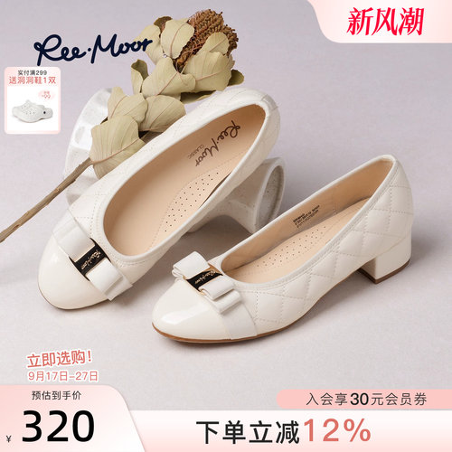 REEMOOR睿慕轻熟蝴蝶结通勤鞋