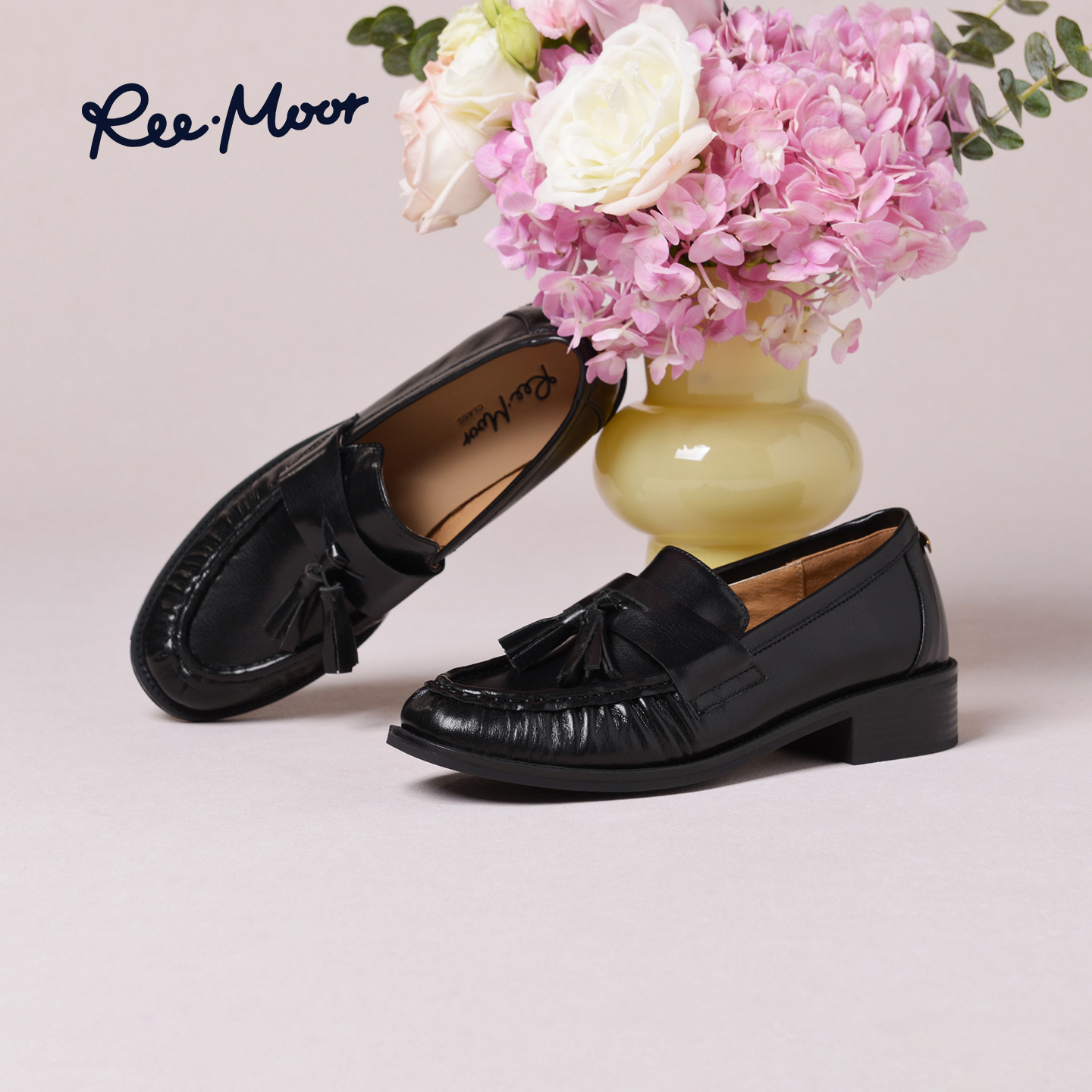 REEMOOR睿慕复古流苏乐福鞋