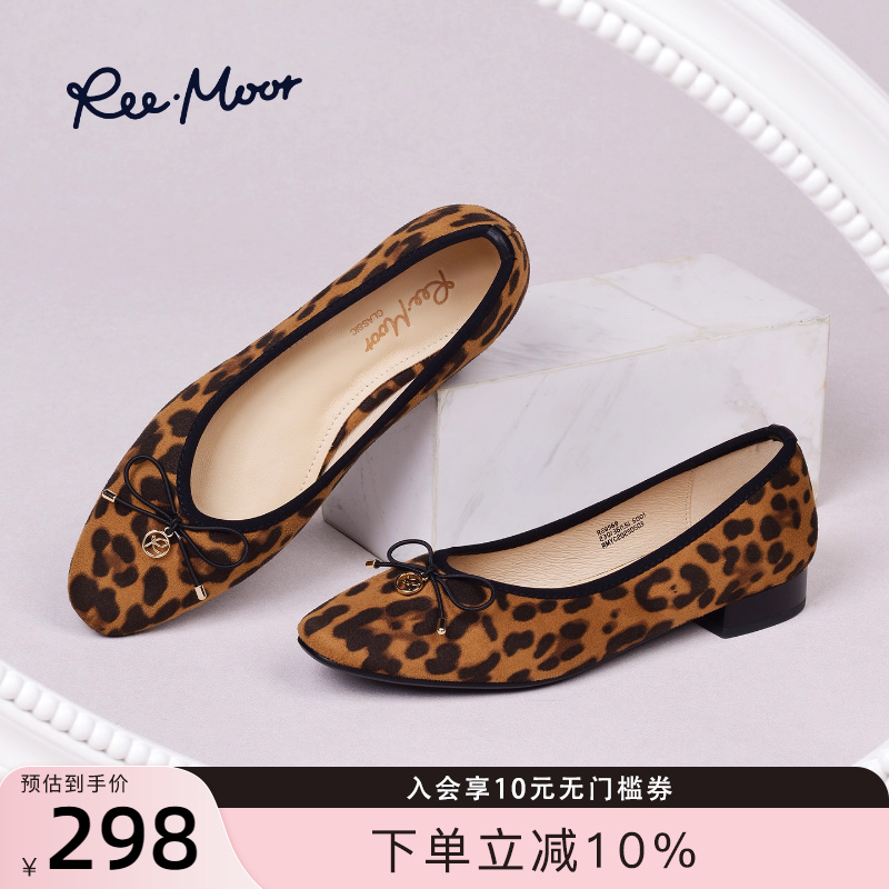 REEMOOR法式蝴蝶结芭蕾舞鞋