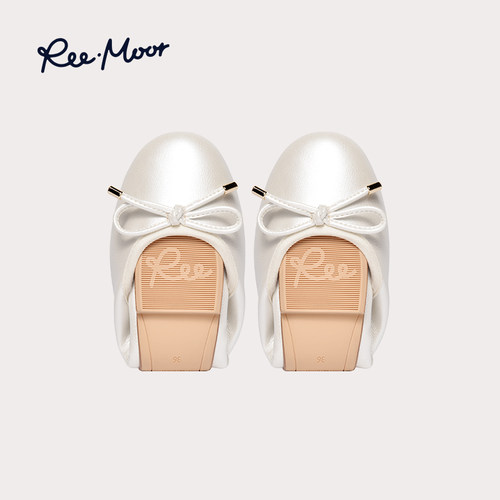 reemoor舒适软底浅口平底单鞋