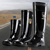 水鞋 雨靴男款 防水高筒中筒夏季 四季 胶鞋 男士 鞋 防滑水靴 新厚底雨鞋