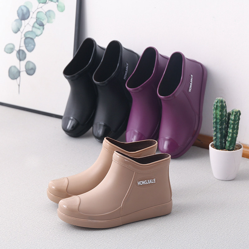 韩系时尚雨鞋女夏防滑低帮水鞋水靴短筒雨靴洗车买菜厨房鞋胶鞋潮,女鞋,雨鞋,淘宝优惠券,粉丝福利购,淘宝优惠卷