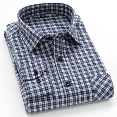 2025春秋款新款纯棉衬衫男长袖