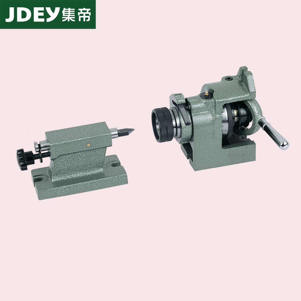 征宙PF100B/5C立卧等分分度头中心高100mm可配顶针尾座铣磨钻床用