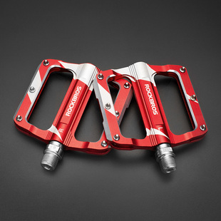 洛克兄弟山地车脚踏培林防滑铝合金公路自行车脚蹬板骑行装 备配件