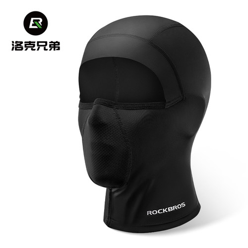 洛克兄弟摩托车头套冰丝防晒面罩