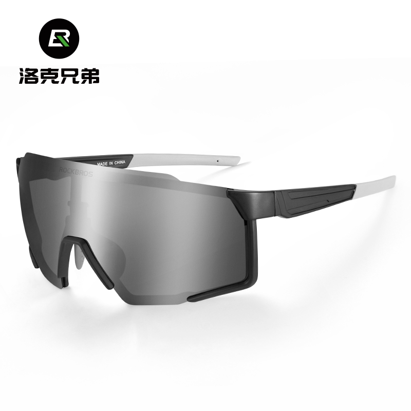 洛克兄弟變色偏光帶近視騎行眼鏡