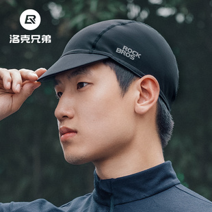 洛克兄弟骑行小帽秋冬季 保暖抓绒防风山地公路车头盔内衬头套男女