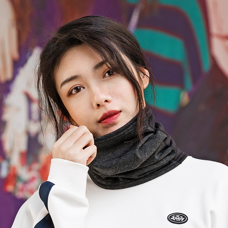 洛克兄弟保暖面巾自行车防寒围脖套抓绒魔术头巾冬季男女骑行装备