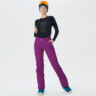 双板滑雪裤 RUNNING 防风保暖修身 女式 B8081 RIVER奔流