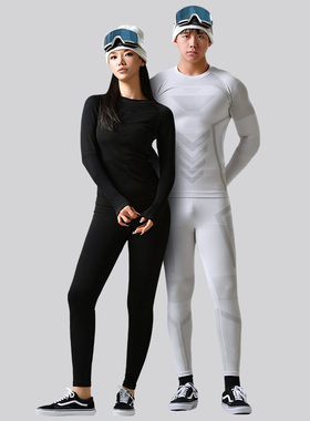 RUNNING RIVER奔流滑雪运动男女吸湿速干保暖压力内衣套装5620