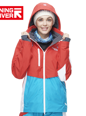 RUNNING RIVER奔流女式防风专业双板自由式滑雪服上衣N6414