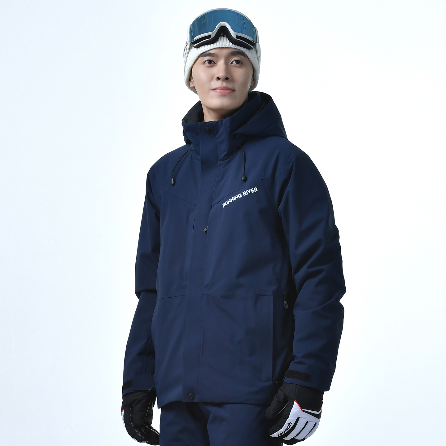 RUNNINGRIVER男士短款滑雪服