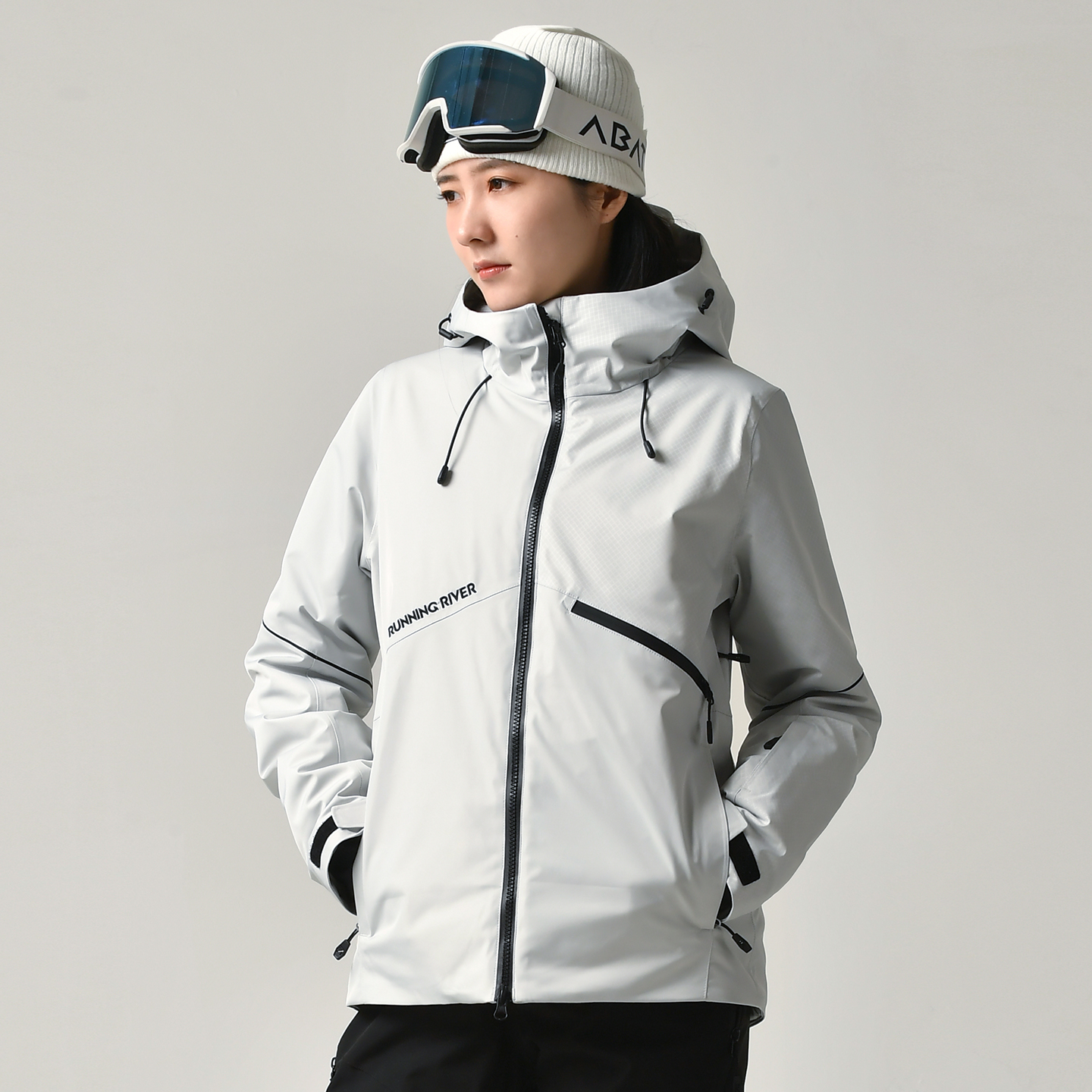 女士短款时尚滑雪服上衣