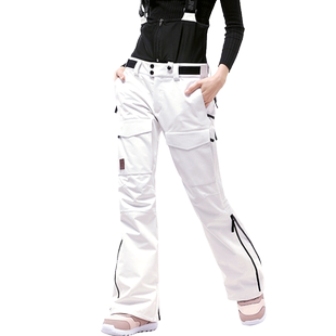 RUNNING RIVER奔流 女士户外运动保暖防风冬滑雪裤O9490L双/单板