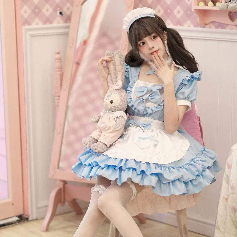 套装可爱cosplay日系软妹粉色装