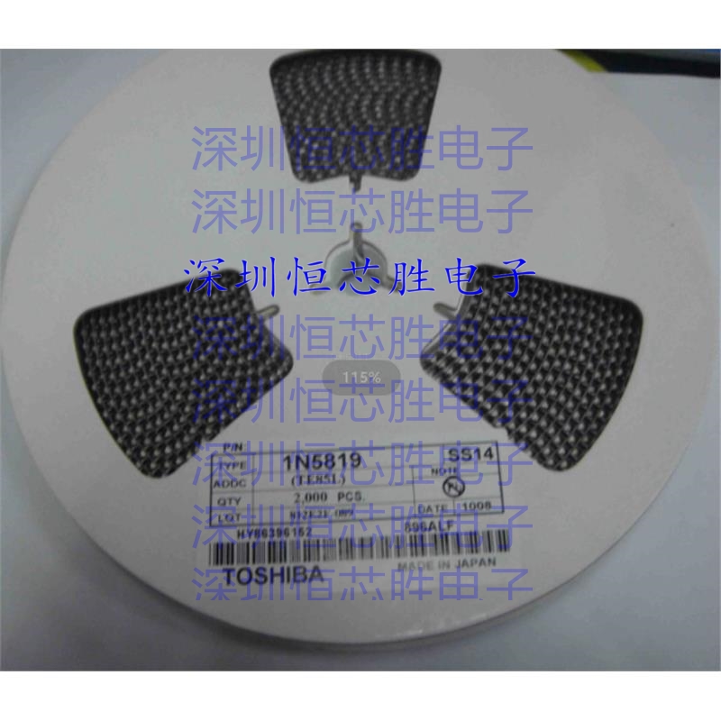 贴片SS14二极管1N5819 1A/40A整盘2K DO-214AC/SMA封装ss14批量价