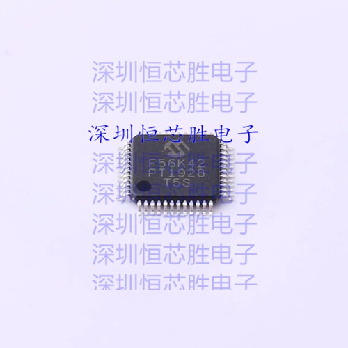 原厂供应PIC18F56K42-I/PT 8位微控制器 -MCU全新原装IC
