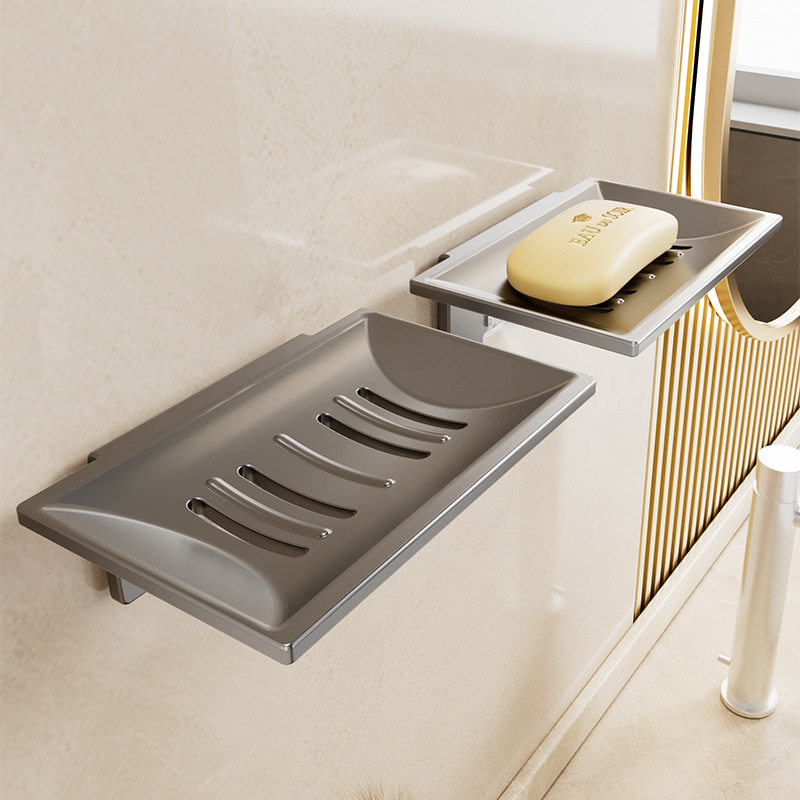 免打孔肥皂盒壁挂式挂墙上创意沥水不积水浴室香皂碟卫生间