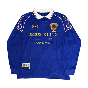 KANYE蓝专球衣REMAKE复古VIBE RAINMAKE blokecore蓝调 原创