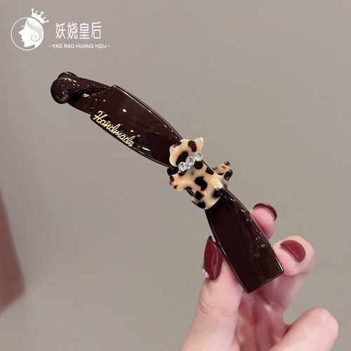 马尾懒人发夹防滑后脑勺发卡竖夹