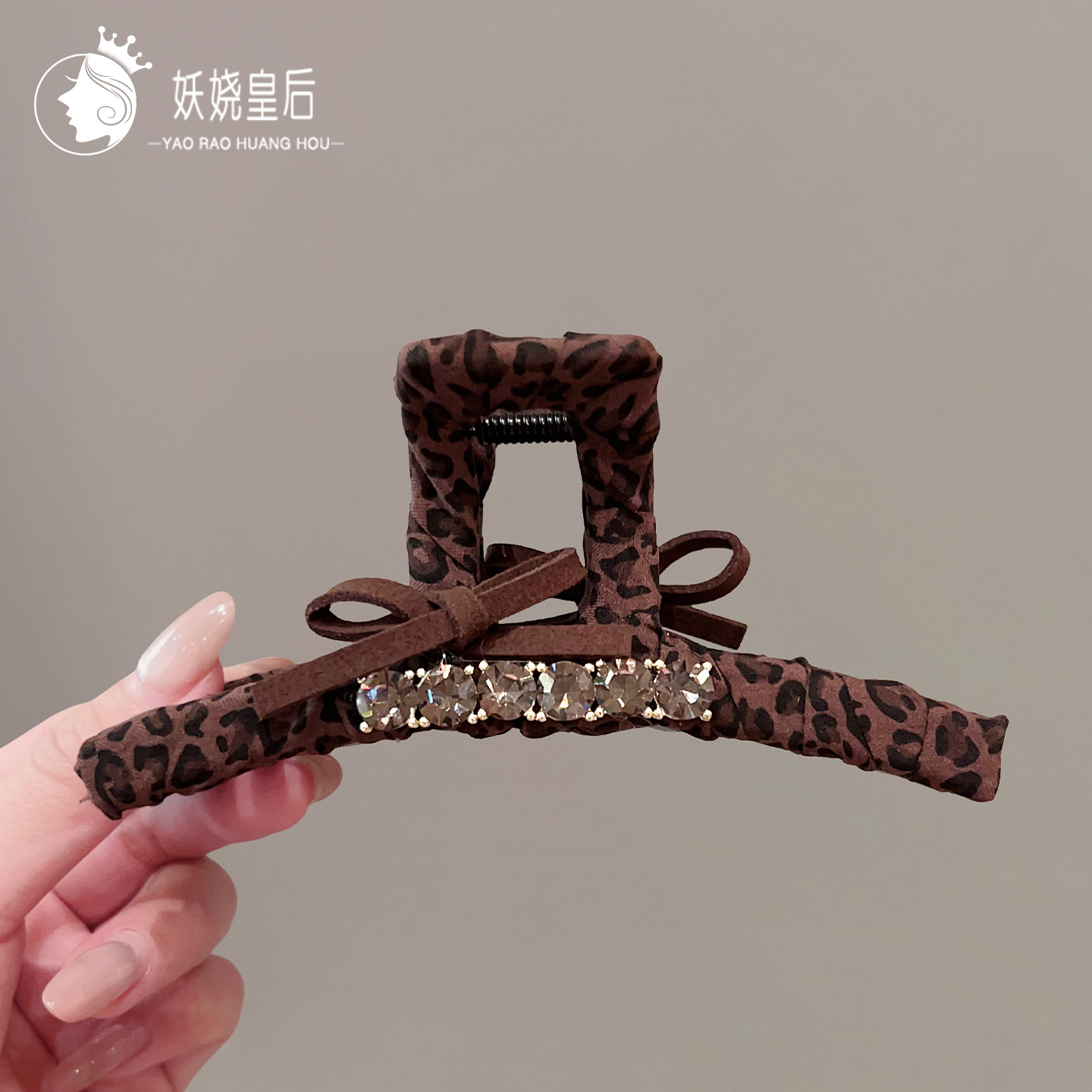 高级感盘发夹鲨鱼夹后脑勺头饰