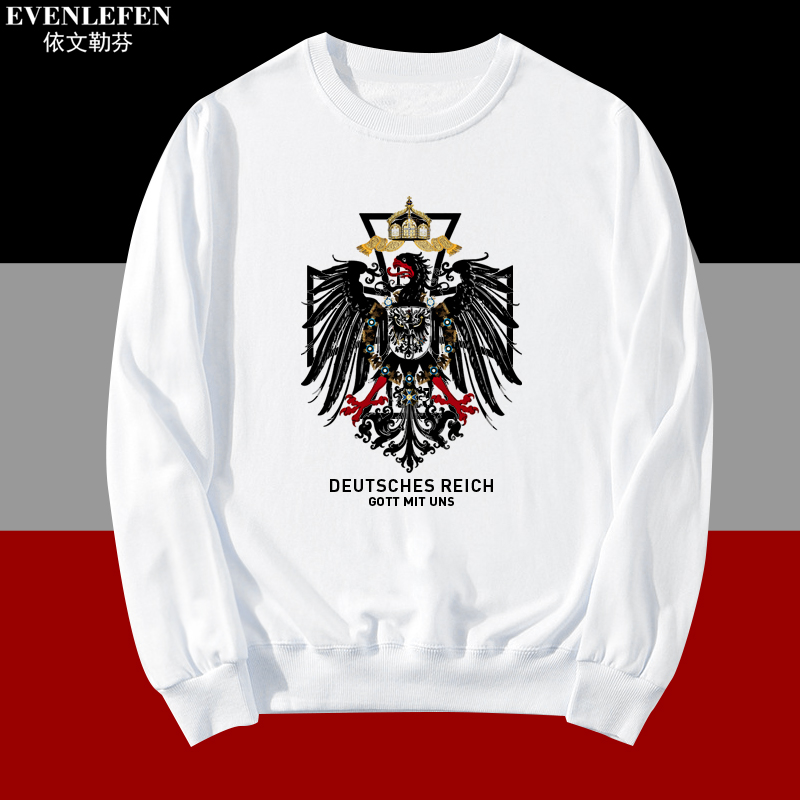 德意志帝国普鲁士铁十字圆领卫衣