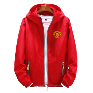 欧冠皇马切尔西大巴黎阿贾克斯足球迷服连帽夹克男女外套帽衫衣服