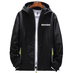埃米纳姆Eminem美国说唱歌手艾米纳姆嘻哈rap连帽外套男衣服夹克