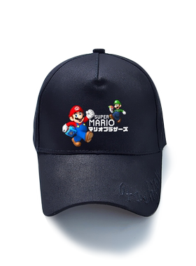 超级玛丽任天堂mario棒球鸭舌帽