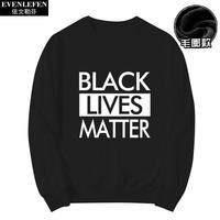 James' same style BLM Human Rights BLACK LIVES MATTER round-neck hoodie men's and women's basketball long-sleeved shirt thumbnail 8