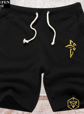 虛擬入口ingress游戏动漫启示军抵抗军短裤男休闲裤子五分裤中裤