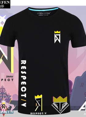DJMAX RESPECT V steam游戏周边致敬短袖T恤衫男女半袖休闲上衣服