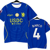 Chelsea football team uniforms for the 26-27 season, Chelsea Martin football uniforms, quick-drying short-sleeved T-shirts for men and women, half-sleeved shirts thumbnail 5