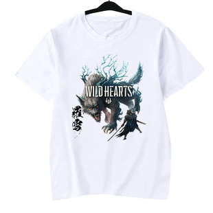 狂野之心游戏周边主机PS5短袖T恤衫男女学生steam半袖纯棉上衣服