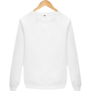 纯色圆领薄款卫衣男女学生潮流个性打底衫长袖春秋季款毛圈秋衣服