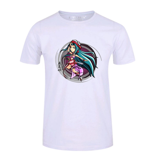 水浒传卢俊义扈三娘林冲t恤男士中国风梁山好汉半袖纯棉短袖衣服